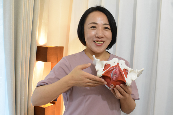 骨盤底筋群は上体をハンモックのように支えている筋肉。