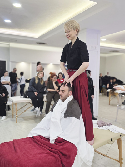 ウエスタン・フリースタイル部門２位を受賞した関口智子さん