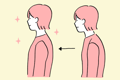 猫背対策 深部リンパ節開放